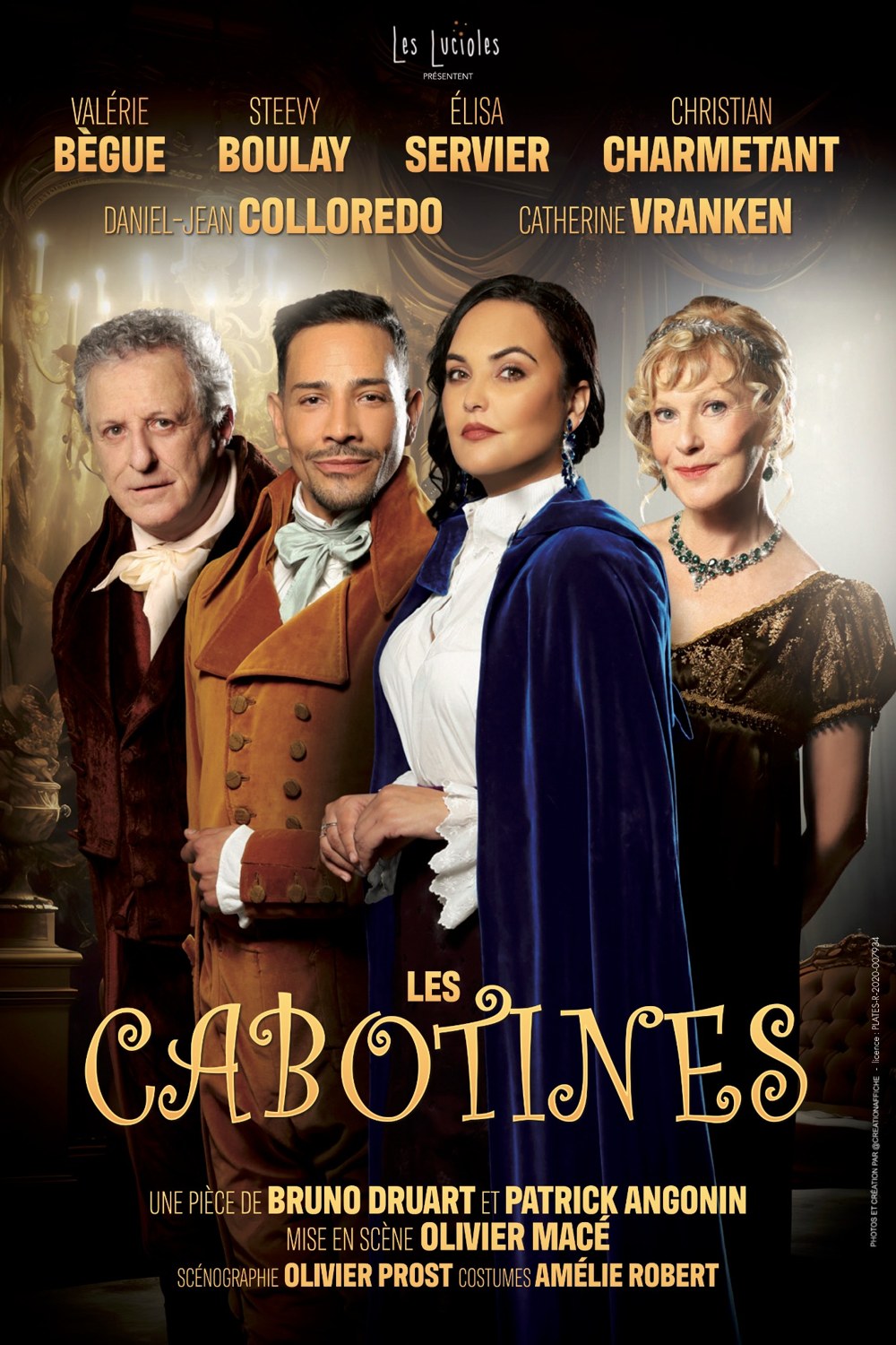 Affiche du spectacle Les cabotines